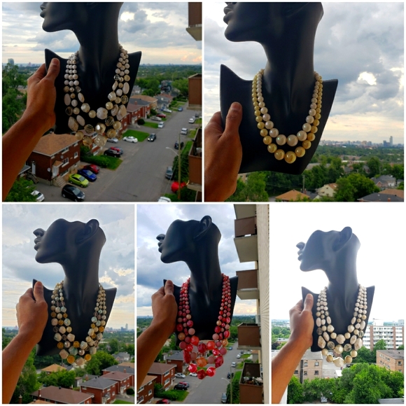 Vintage necklaces lot of 5 necklaces - Picture 1 of 15